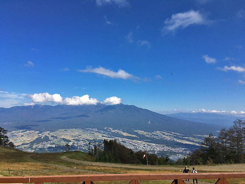 富士見パノラマリゾートから見る八ヶ岳の絶景